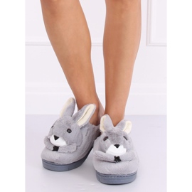 Zapatillas gris conejitos gris MA17 Gris 1