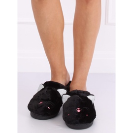 Pantuflas negras de mujer negras MA16 Negras negro 3