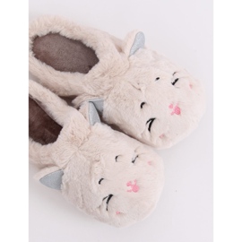 Zapatillas de mujer beige MA16 Milk White 4