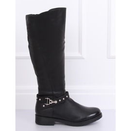 Botas de montar con aislamiento grueso negro G3375A Negro 6