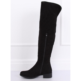Botas de muslo de mujer negras 539-A Black negro 2