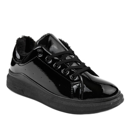 Zapatillas negras aisladas TL140-1 negro 1