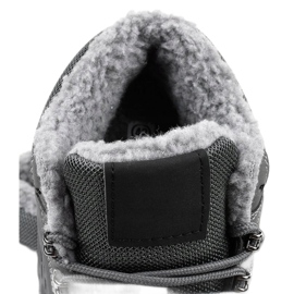 Botas de nieve con aislamiento gris 9WH917 negro 3