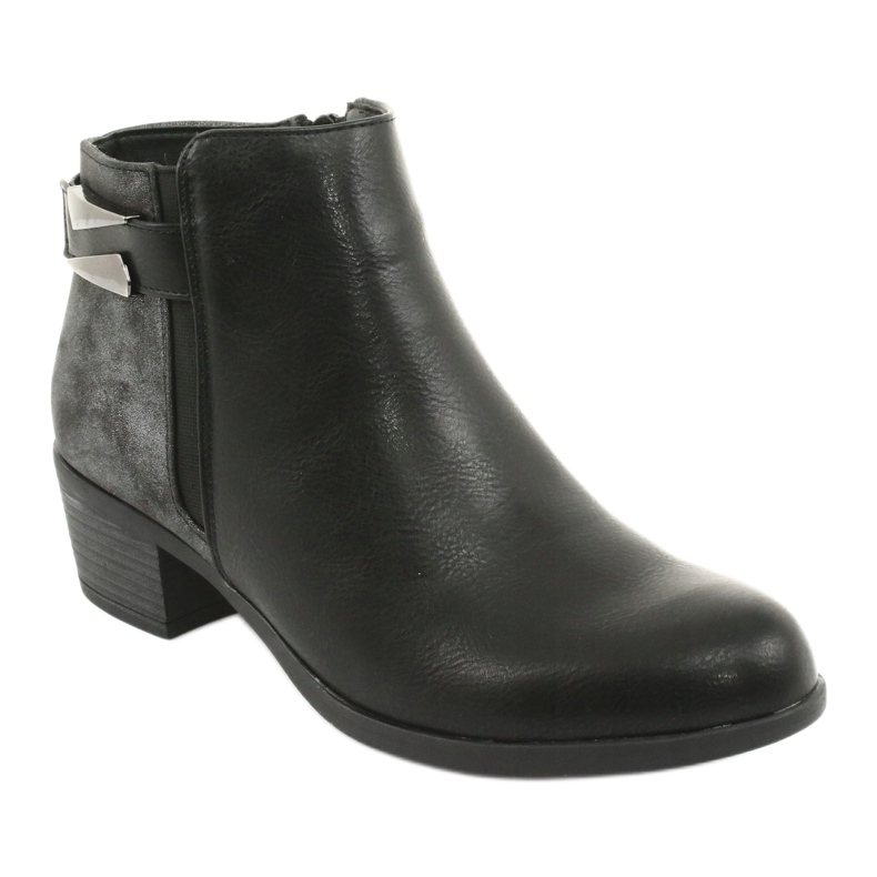 M.Daszyński Botas Jodhpur Daszyński 1919 hebilla negra negro gris 1