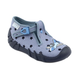 Zapato infantil color befado 110P345 azul marino azul 1