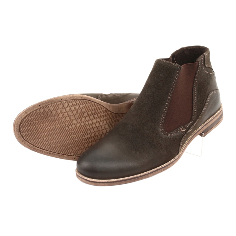 Riko Jodhpur Botas aisladas para hombres 863 Brown Inserción marrón 5