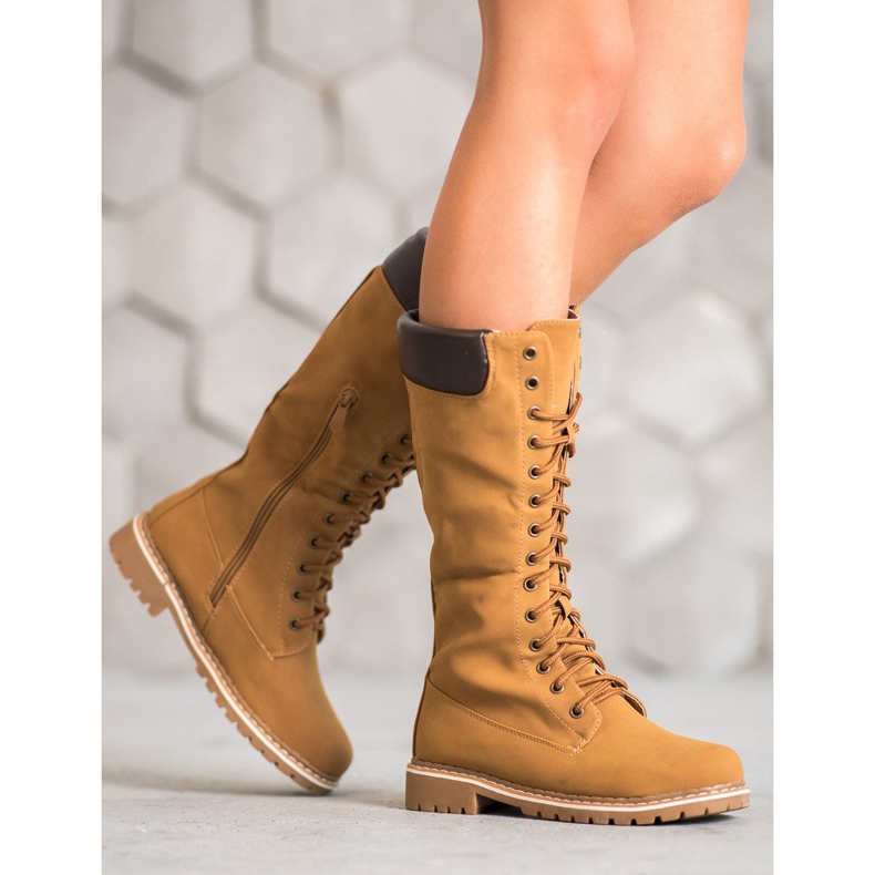 Seastar Botas cálidas con cordones marrón 1 Seastar Botas cálidas con cordones marrón 1