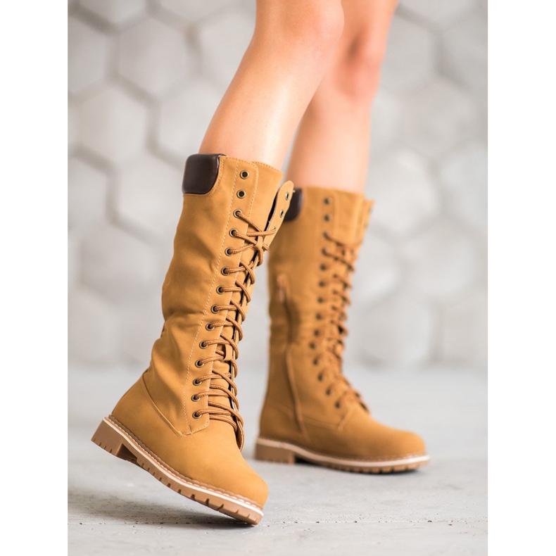 Seastar Botas cálidas con cordones marrón 2 Seastar Botas cálidas con cordones marrón 2