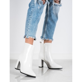 Seastar Botas de cuero ecológico blanco 6