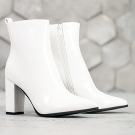 Seastar Botas de cuero ecológico blanco 3