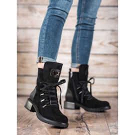 Goodin Botas con cordones negro 2 Goodin Botas con cordones negro 2