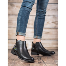 J. Star Botas de tacón plano negro 2 J. Star Botas de tacón plano negro 2