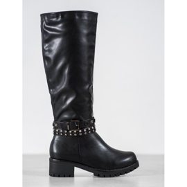 Nio Nio Botas con plataforma negro 3