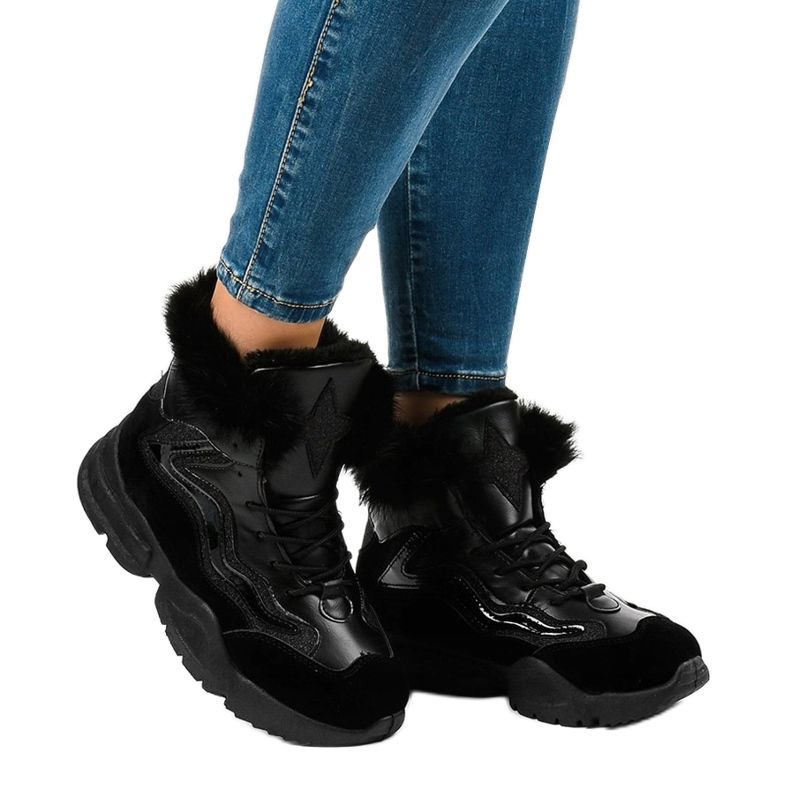 Zapatillas negras con aislamiento LS-2062 negro 1 Zapatillas negras con aislamiento LS-2062 negro 1