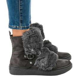 Botas aislantes de ante gris GF-QB08 2