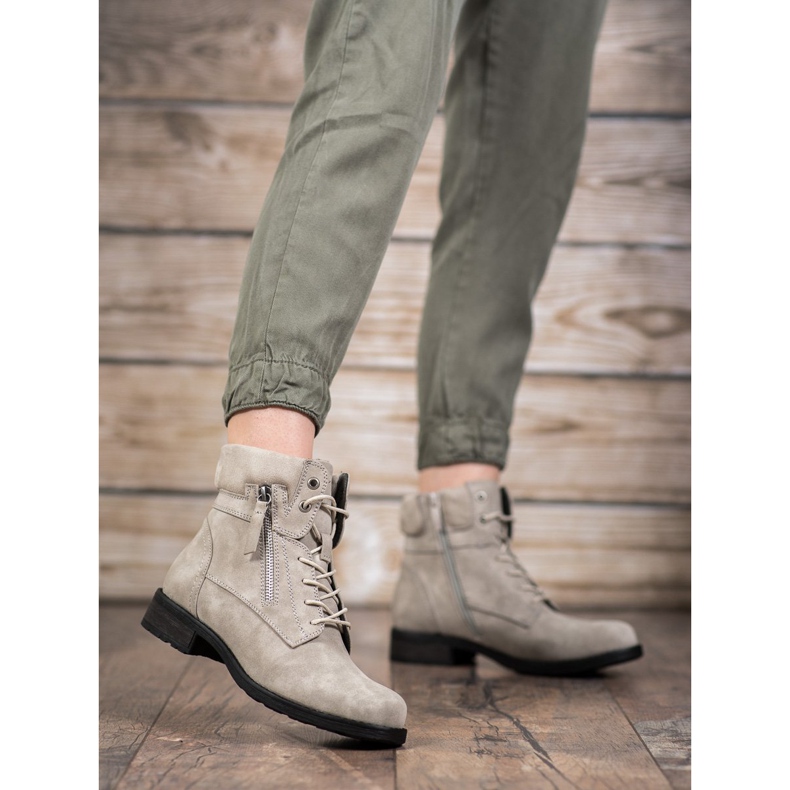 Goodin Botas beige 1 Goodin Botas beige 1