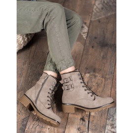 Sergio Leone Botas cálidas con cordones marrón 2
