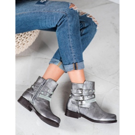Forever Folie Botas de plata gris 1 Forever Folie Botas de plata gris 1