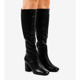 Bota negra de ecopiel 5319 negro 1