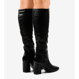 Bota negra de ecopiel 5319 negro 4