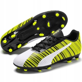 Botas de fútbol Puma One 5.4 Fg Ag Jr 105660 03 multicolor amarillo 3