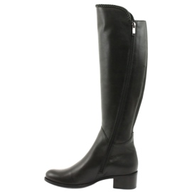 Botas largas con trenza Espinto 194 Darex negro 2 Botas largas con trenza Espinto 194 Darex negro 2