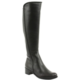 Botas largas con trenza Espinto 194 Darex negro 1 Botas largas con trenza Espinto 194 Darex negro 1