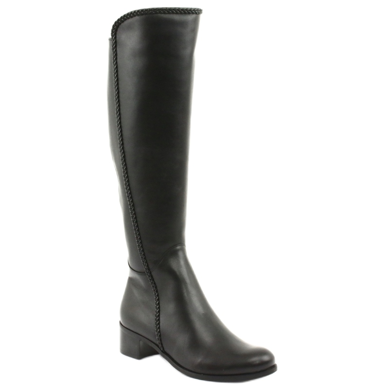 Botas largas con trenza Espinto 194 Darex negro 1 Botas largas con trenza Espinto 194 Darex negro 1