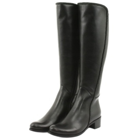 Botas largas con trenza Espinto 194 Darex negro 3