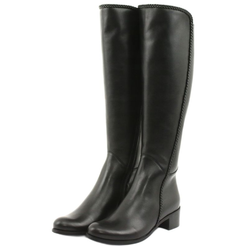 Botas largas con trenza Espinto 194 Darex negro 3 Botas largas con trenza Espinto 194 Darex negro 3
