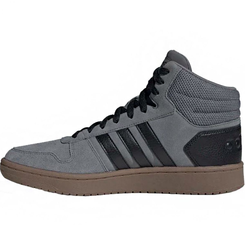 Zapatillas Adidas Hoops 2.0 Mid M EE7367 gris 2 Zapatillas Adidas Hoops 2.0 Mid M EE7367 gris 2