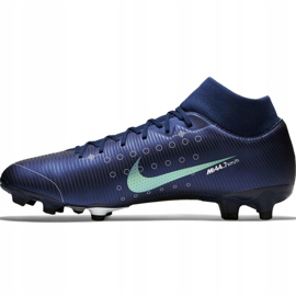 Calzado de fútbol Nike Mercurial Superfly 7 Academy Mds FG / MG M BQ5427 401 azul azul 2