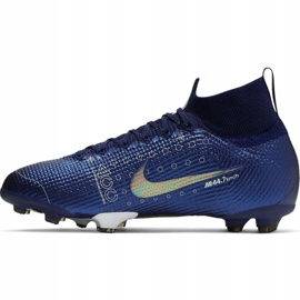 Calzado de fútbol Nike Mercurial Superfly 7 Elite Mds Fg Jr BQ5420 401 azul azul 2