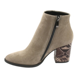 Botas de mujer Kaniowski 3543 beige 2