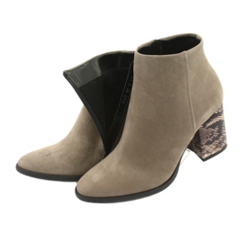 Botas de mujer Kaniowski 3543 beige 5