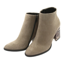 Botas de mujer Kaniowski 3543 beige 3