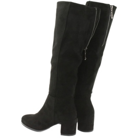 Bota de ante negra Sergio leone KZ273 negro 3