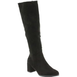 Bota de ante negra Sergio leone KZ273 negro 1