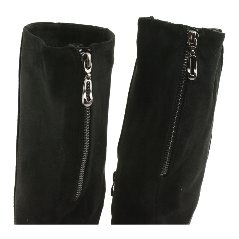 Bota de ante negra Sergio leone KZ273 negro 4