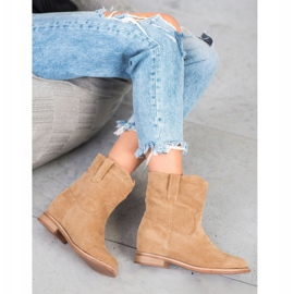 Seastar Botas planas beige 1