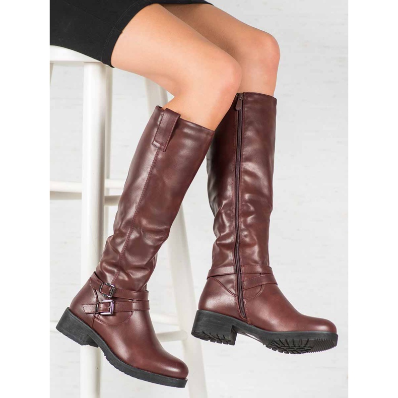 Super Me Botas cálidas rojo 1