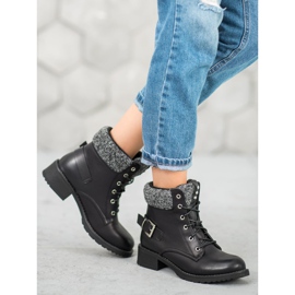 SHELOVET Lados negros con cordones 3