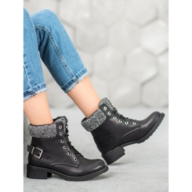 SHELOVET Lados negros con cordones 5