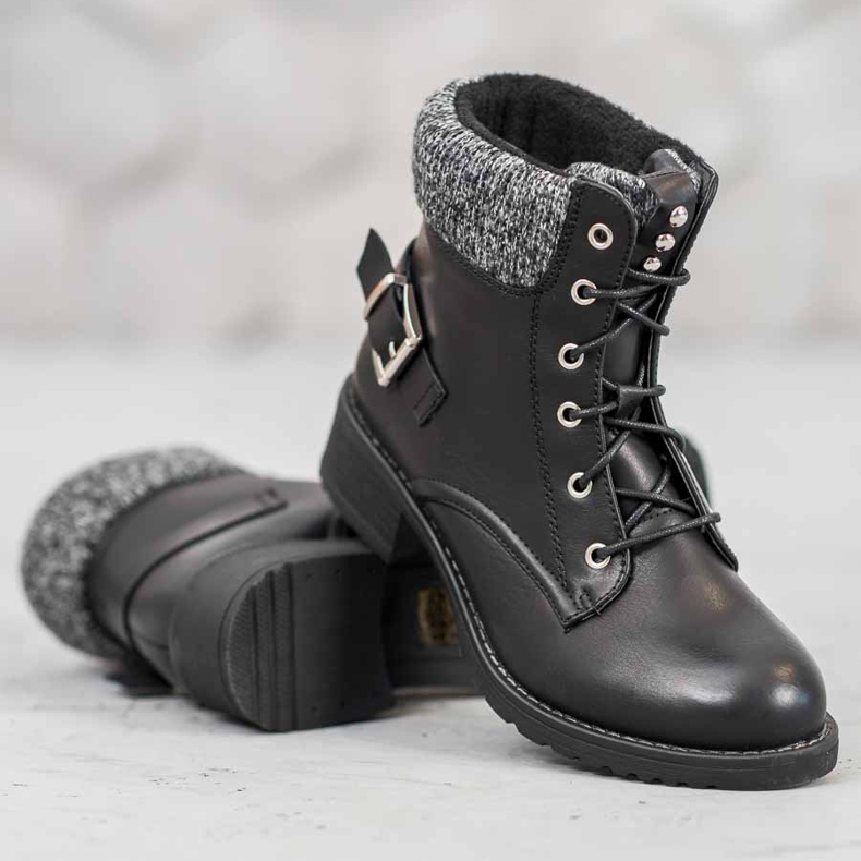 SHELOVET Lados negros con cordones 1 SHELOVET Lados negros con cordones 1