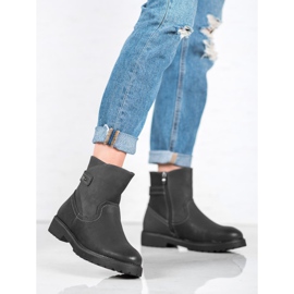 Sergio Leone Cómodas botas negras negro 1 Sergio Leone Cómodas botas negras negro 1