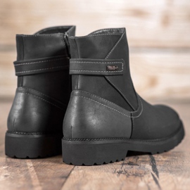 Sergio Leone Cómodas botas negras negro 2