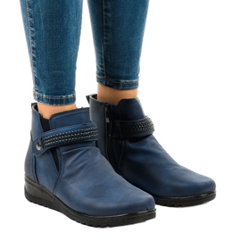 Bota cálida luz azul oscuro 6193 azul marino 1