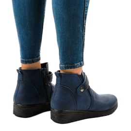 Bota cálida luz azul oscuro 6193 azul marino 3