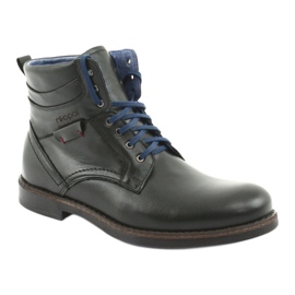 Nikopol Botas de cuero para hombres aisladas con una cremallera 700 negra negro 1 Nikopol Botas de cuero para hombres aisladas con una cremallera 700 negra negro 1