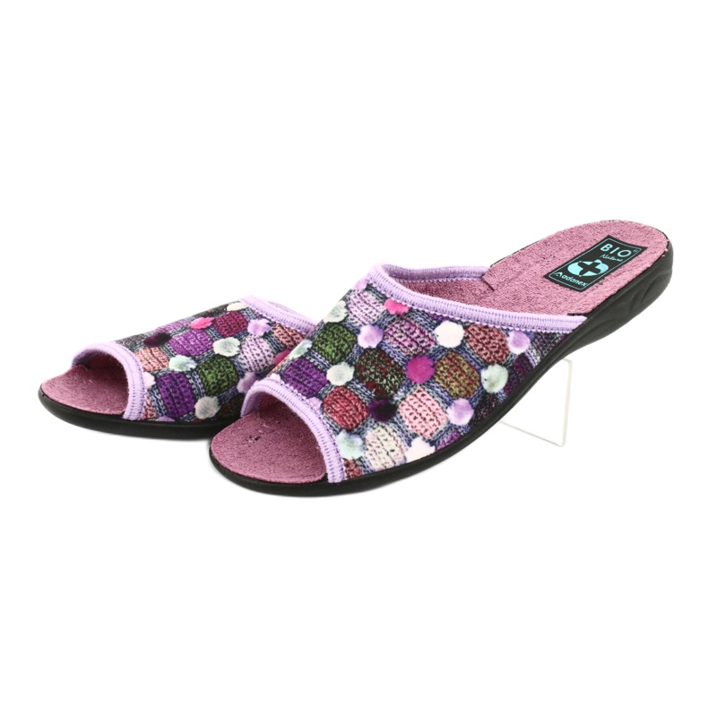 Pantuflas 3D Adanex violeta púrpura rosa 3